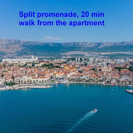 A1-luxury W Big Balcony 4 Min Walk To Split
